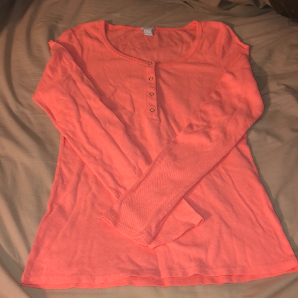 Hot pink J Crew long sleeve shirt!